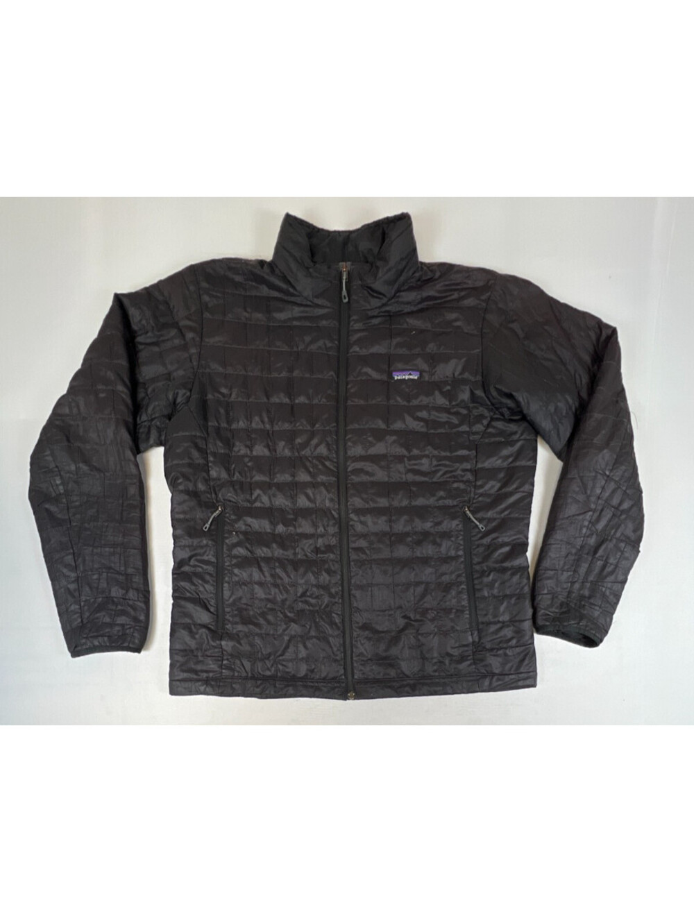 Patagonia Mens XL Black Nano Puff Primaloft Insulated Full Zip Winter Jacket